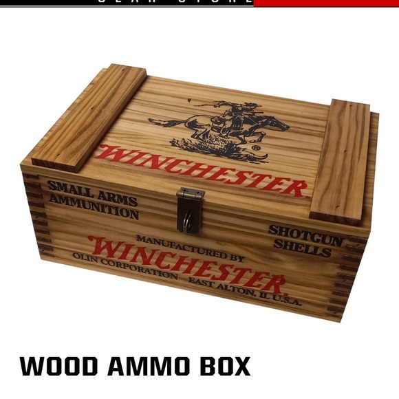 Winchester Wooden Ammo Box - Picture 10 of 14